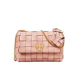 NEW 🔥 Tory Burch Kira Heart Woven Mini Bag